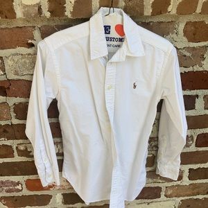 Boys long sleeve button down